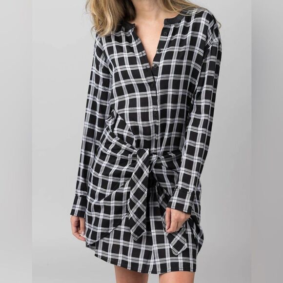 Rag & Bone Jean wrap tie front dress - Picture 1 of 4